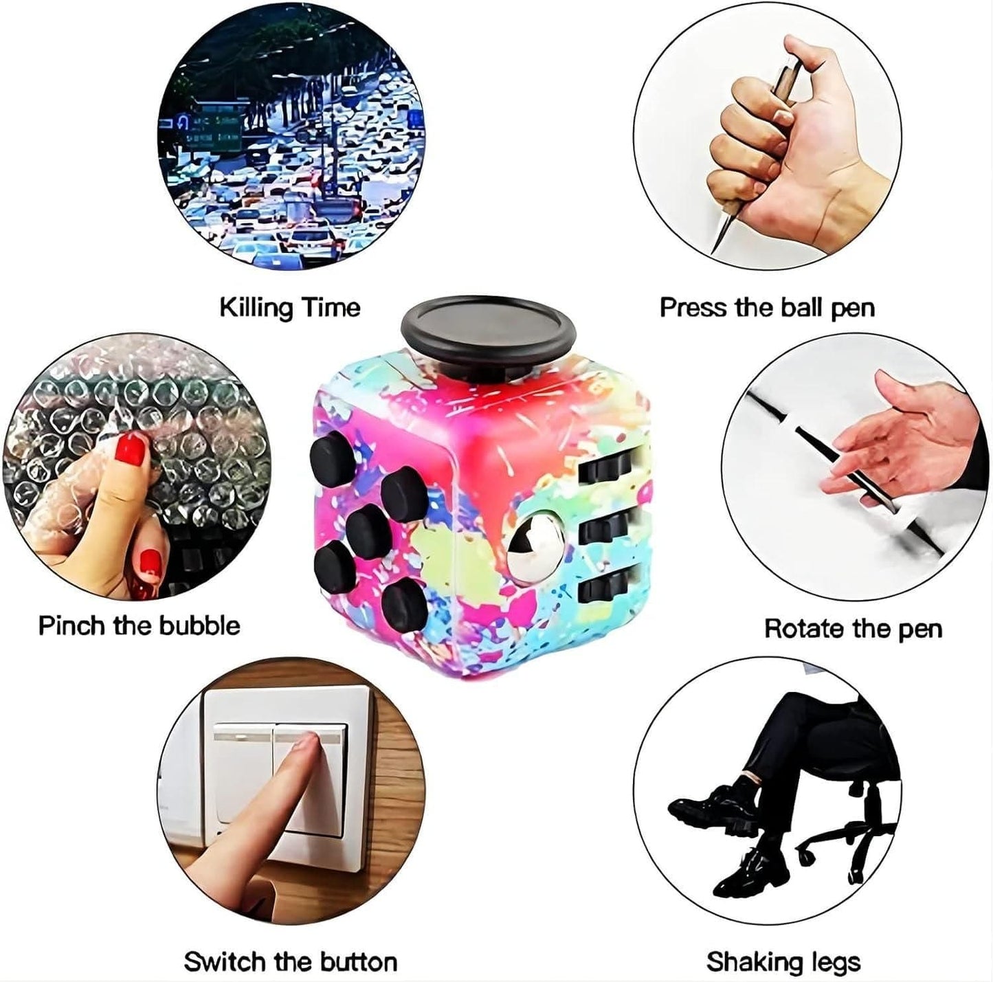 Fidget Cube For Stress Relief