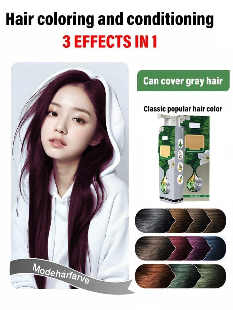 Grayzeal™️Hair Color Bubble Dye Shampoo (Pack of 2)
